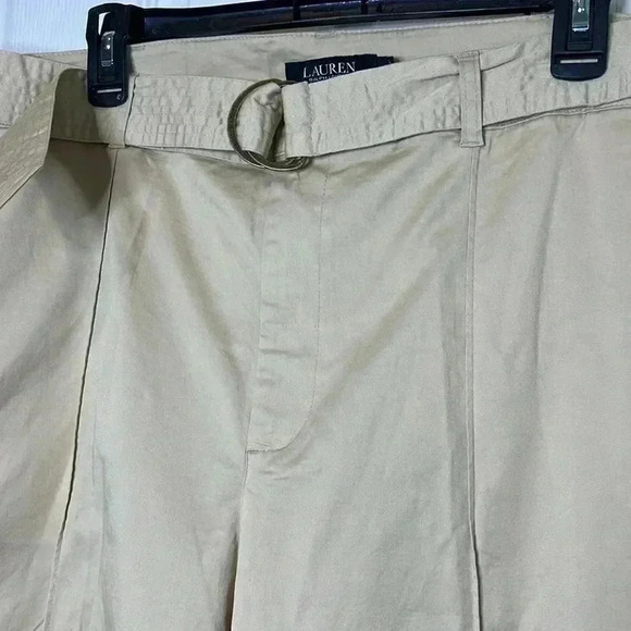 Ralph Lauren Women's Micro Sanded Twill
Belted Wide Leg Pants Brown Size 18W - Picture 12 of 16